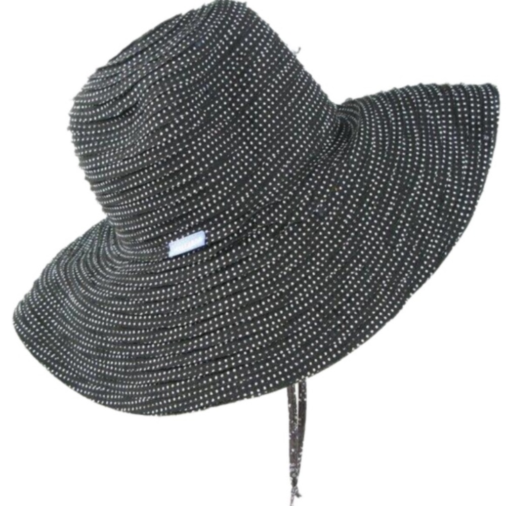 Wallaroo Scrunchie Hat UPF 50 Blue & White